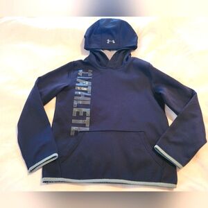 Boys Under Armour Coldgear Hoodie, Black, Medium.